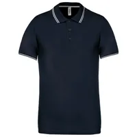 Tricou polo bărbați Kariban Short-sleeved personalizat, albastru