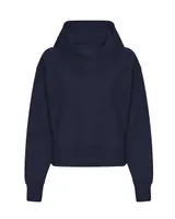Hanorac damă Just Hoods Relaxed personalizat, albastru