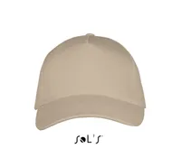 Șapcă SOL'S Long Beach 5 Panel personalizată, maro