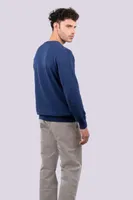 Bluză bărbați Legend Classics Crew Neck Fine Gauge Cotton Pullover personalizată, pe model