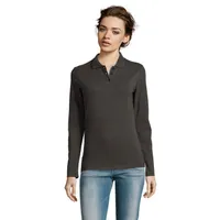 Tricou polo damă Sol's Perfect Lsl 180 personalizat, charcoal melange