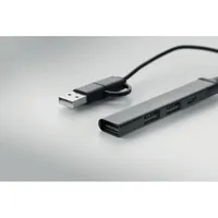 USB 4 porturi hub 19 cm personalizat