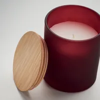 Lumânare ceară vegetală 200g personalizat, vedere detaliu