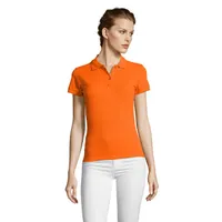 PEOPLE FEMEI POLO 210g personalizat, orange