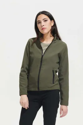 Jachetă softshell damă SOL'S Race Softshell Zip personalizată