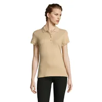 PEOPLE FEMEI POLO 210g personalizat, sand