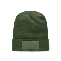 Caciulă unisex poliester RPET personalizată, verde închis
