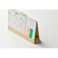 Calendar de birou cu memopad personalizat, vedere detaliu