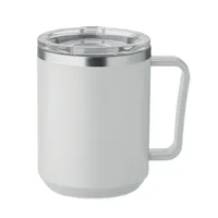 Cană cu perete dublu 400ml personalizată, gri