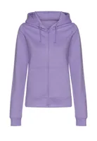 Bluză damă Just Hoods College Zoodie personalizată, violet