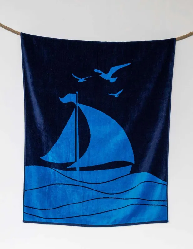 Prosop Olima „sailing Boat YD Velour Beach