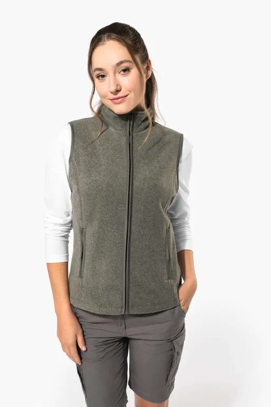 Vestă damă Kariban Melodie Microfleece Gilet personalizată, pe model