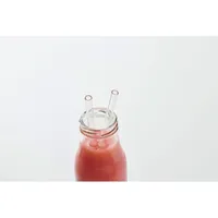 4 paie din sticlă reutilizabile personalizat, vedere detaliu