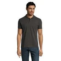 Polo PERFECT MEN 180g personalizat, charcoal melange