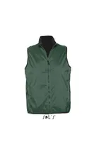 Vestă unisex SOL'S Winner Contrasted Reversible Bodywarmer personalizată, verde