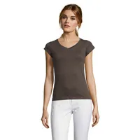 MOON FEMEI T-SHIRT 150g personalizat, dark grey