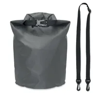 Geantă impermeabilă 210T RPET 5 personalizată, gri piatră