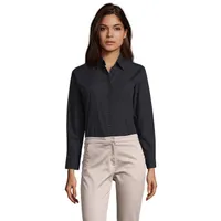 Cămașă damă Sol's Executive Poplin personalizată, black