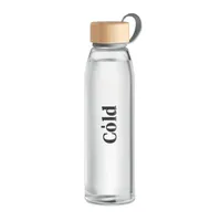 Sticlă de sticlă 500 ml personalizată, vedere zona de personalizare