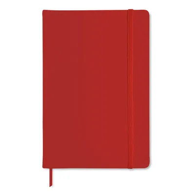 Carnet A5 liniat personalizat, roșu