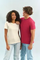 Tricou damă SOL'S Imperial Round Collar personalizat, pe model