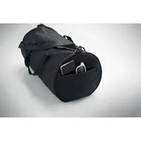 Geantă Duffle 600D RPET personalizată, vedere detaliu