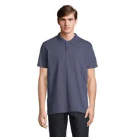Tricou polo unisex Sol's Pulse personalizat, denim