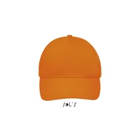 SUNNY FIVE PANEL CAP 180g personalizat, orange