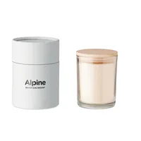 Lumânare cu parfum de vanilie personalizat, vedere zona de personalizare