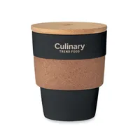 Pahar din PP 300 ml personalizat, vedere zona de personalizare