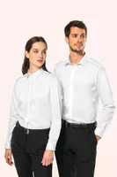 Cămașă bărbați Kariban Premium Pinpoint Oxford personalizată, pe model