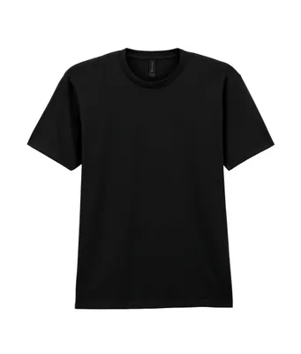 Tricou unisex Gildan Softstyle™ Midweight Adult personalizat, negru