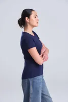 Tricou damă Ecologie Cascades Organic personalizat, pe model