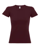 Tricou damă SOL'S Imperial Round Collar personalizat, roșu