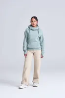 Hanorac unisex Just Hoods Cross Neck personalizat, pe model