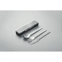 Set tacâmuri oțel inoxidabil personalizat, vedere detaliu