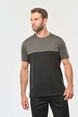 Tricou unisex Designed To Work Eco-friendly Short Sleeve Two-tone