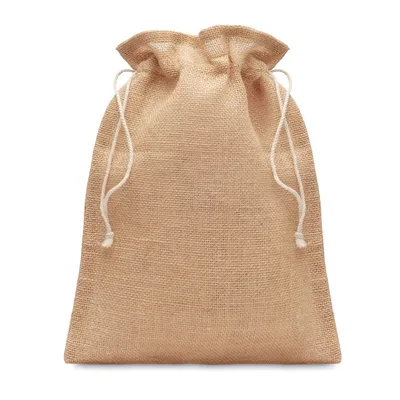 Săculeț cadouri de iută14x22cm personalizat