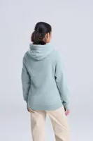Hanorac unisex Just Hoods Cross Neck personalizat, pe model