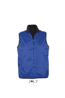 Vestă unisex SOL'S Winner Contrasted Reversible Bodywarmer personalizată, albastru