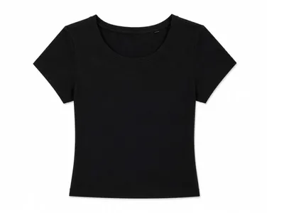 Tricou damă True Blanks Fitted Crop Top personalizat