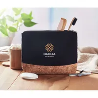 Geantă cosmetice, plută&bumbac personalizată, vedere zona de personalizare