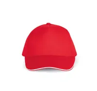 Șapcă K-UP Sandwich Peak 5 Panels personalizată, roșu