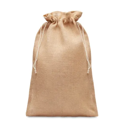 Săculeț cadouri de iută 30x47 cm personalizat