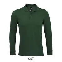 PERFECT MEN LSL POLO 180g personalizat, bottle green