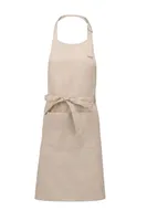 Șorț Kariban Polyester Cotton With Pocket personalizat, natural