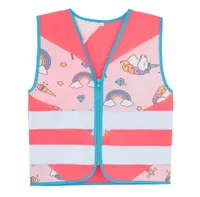 Vestă copii Korntex Safety Vest Action personalizată, roz