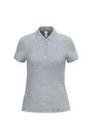 Tricou polo damă iDeal Basic Pique personalizat, gri