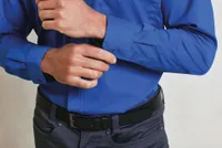 Cămașă bărbați Premier Poplin personalizată, pe model