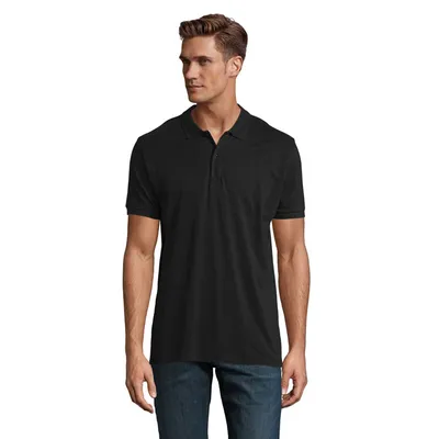 PLANET MEN Polo 170g personalizat, black